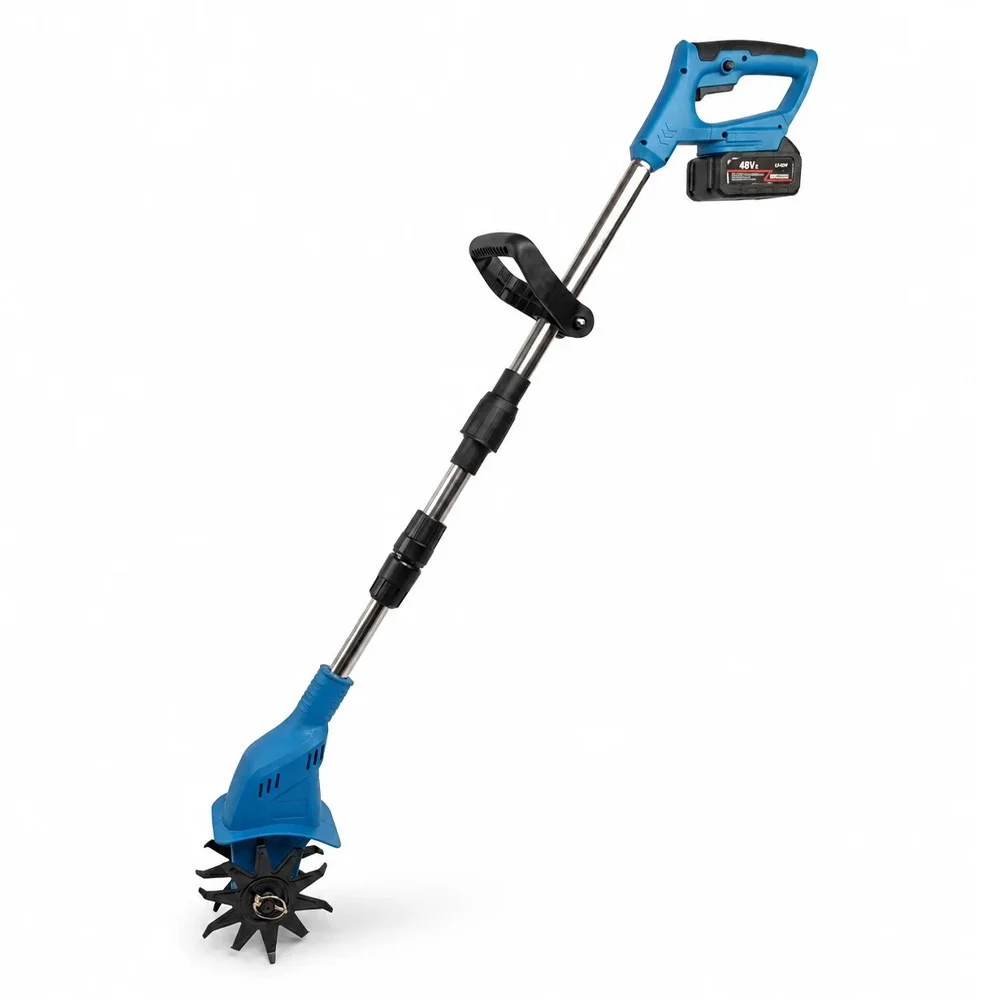 Акумуляторний культиватор Makita 48V, 9AH (2 фрези), фото 1