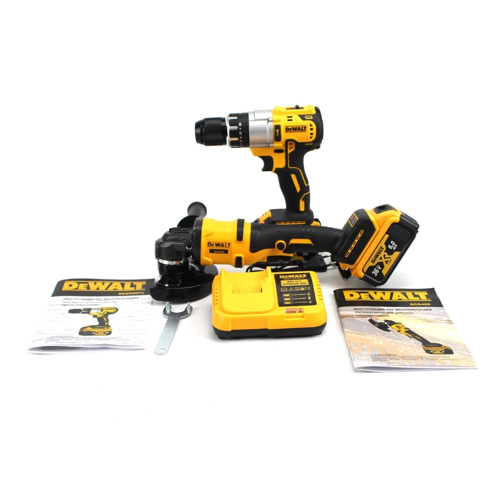 Набір 2в1 АКБ DeWalt 36V, фото 1