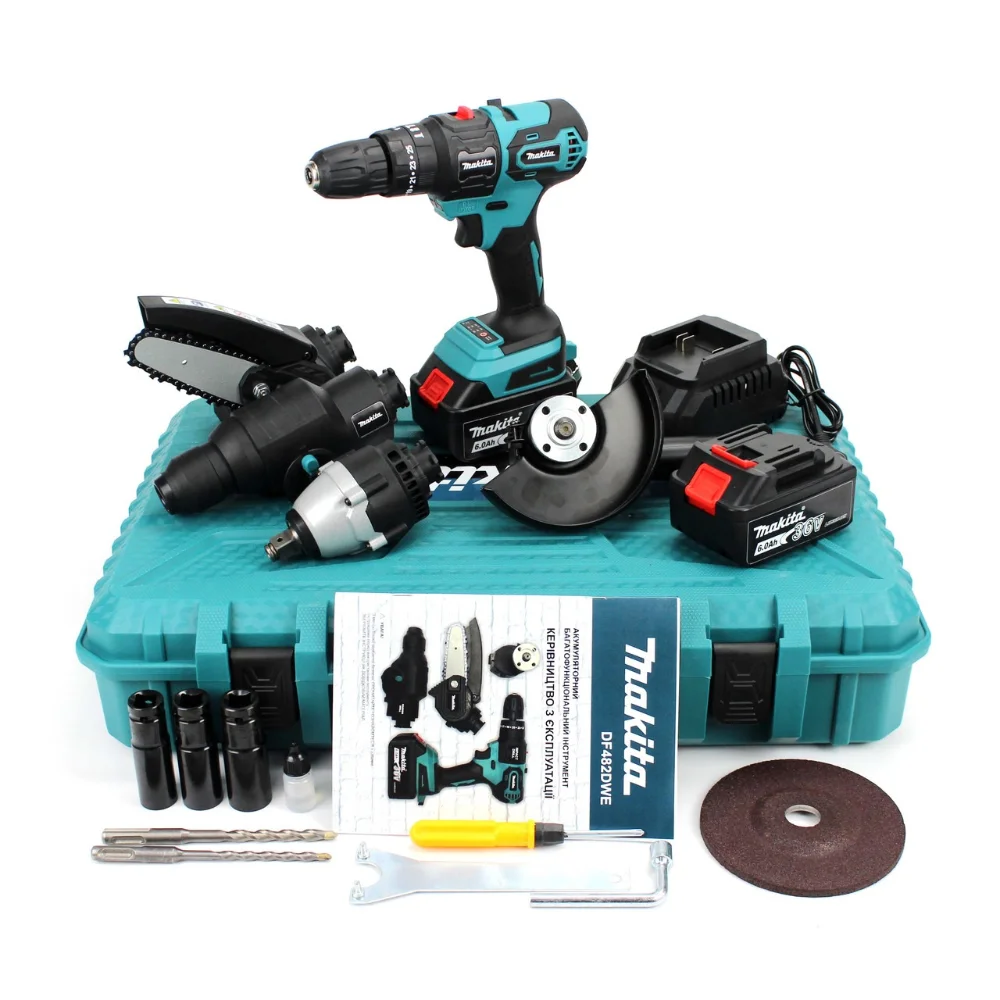Багатофункціональний набір Makita DF482DWE 5в1, фото 1