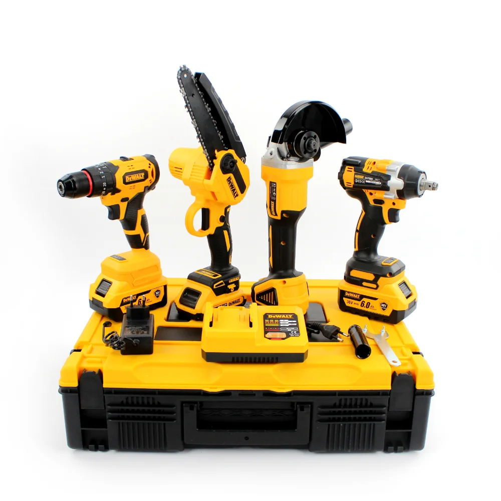 Набір 4в1 АКБ DeWalt 36V, фото 1